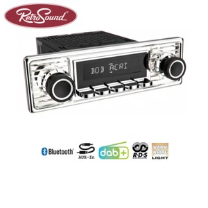 RETROSOUND RSD-CHROME-1DAB-1 MOTOR-1DAB-1" DAB+ Komplett Set Chrome Bluetooth--- - Bild 1 von 8