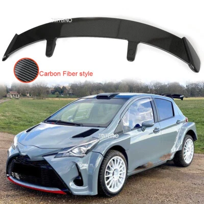 Alerón trasero de maletero de coche de 52" estilo fibra de carbono para Toyota Yaris Foto 1 de 4