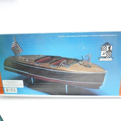 Dumas Boats #1234 1940 Chris-Craft Barrel Back Mahogany Runabout 1:8 - Model Kit - Image 1 of 4