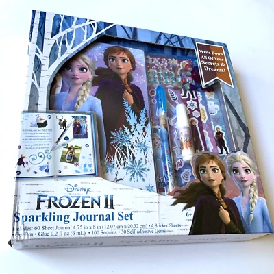 Frozen 2 Disney sparkling journal set Write All Your Secrets & Dreams - Image 1 of 4