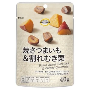 Topvalu, Baked Sweet Potatoes & Shelled Chestnuts, Yakiimo & Kuri, 40g - Picture 1 of 1