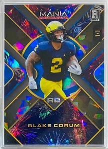 2024 Wild Card Auto Mania American FB #AMATP-BC Blake Corum (RC) /1 - Picture 1 of 2