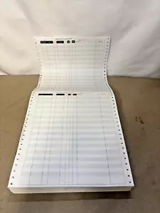 Dot Matrix Continuous Feed "MASTER PRODUCTION SCHEDULE" Paper 200 Sheets - Picture 1 of 4