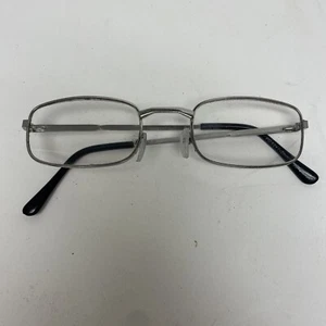 Unbranded Metal Rectangle 90s Style Eyeglass Reading Glasses Frames - Picture 1 of 9