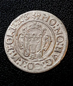 Counts Currency 1628 Montfort German State 2 Kreuzer AU Rare High Grade Coin - Picture 1 of 9