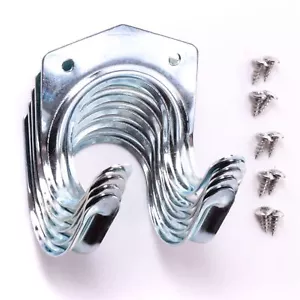 GANCI UTENSILI 5pz Portautensili Ordinato da Parete Garage Giardino Capanno Maniglia Appendiabiti - Foto 1 di 8
