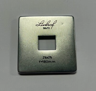Vintage Linhof 58x72 180mm Lens Frame Finder Mask Technika IV III 6x9cm Camera - Image 1 of 2