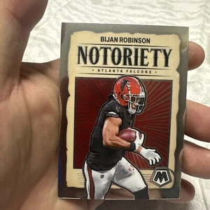 2024 Panini NFL Mosaic Notoriety Bijan Robinson Atlanta Falcons #11 - Bild 1 von 3