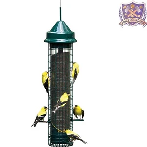 Squirrel-proof Bird Feeder Metal 2.4lb Thistle Seed Capacity Hanging Use Outdoor - Picture 1 of 4