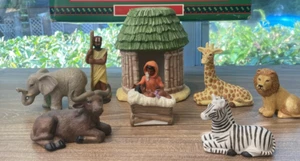 VTG 1995 House Of Lloyd Christmas Around The World African Nativity Set 8 Pieces - Picture 1 of 20