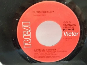 Elvis Presley, RCA 447-0616,""Love Me Tender"", US, 7" 45, Neuauflage, rote Etiketten, M- - Bild 1 von 2