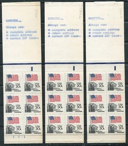 UNITED STATES 1982, "FLAG OVER SUPREME COURT" Scott 1896a BK X 3 SHADES ++, MNH - Picture 1 of 2