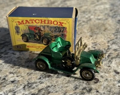 Matchbox Lesney w/ style "E" Box 1911 Renault Model of Yesteryear Y2 orig 1963 - Image 1 of 4