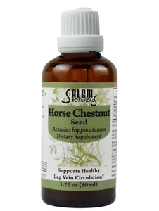 Horse Chestnut Tincture 1.7 fl oz  50 ml Salem Botanical Horse Chestnut Extract - Picture 1 of 1