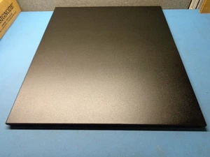 (1) BUD 44757-3 SOLID OPEN SHELF Black 21"x18"x0.5" Rack Mount Cabinet Enclosure - Picture 1 of 5