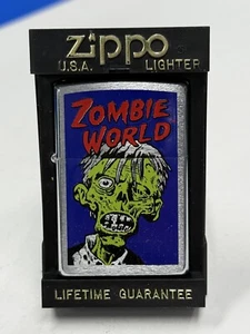 ZIPPO 1998 ZOMBIE WORLD DARK HORSE COMICS LIGHTER SEALED IN BOX Q0267 - Picture 1 of 4