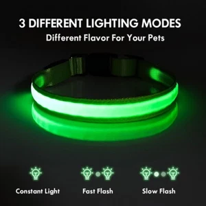 Hundehalsband. 15"-19,7". LED. - Bild 1 von 15