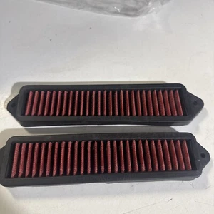 BMW E88 E90 E92 E93 BMS Burger Motorsports Cabin Air Filter Cowl Cover Pair Red - Bild 1 von 8