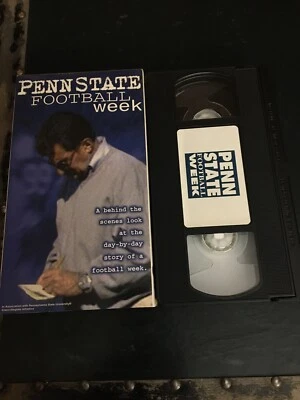 RARE & OOP! Penn State Football Week Vhs! Nittany Lions Paterno RARE OOP Foto 1 de 4