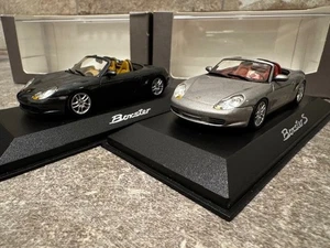 MINICHAMPS SET 2x PORSCHE BOXSTER 986 MK-II 2003-2004 WAP DEALER 1/43 NO SPARK - Foto 1 di 6