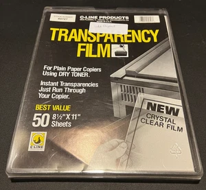 C-Line Products Transparency Film. Plain Paper Copier - Picture 1 of 2