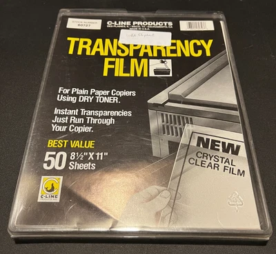C-Line Products Transparency Film. Plain Paper Copier - Image 1 of 2