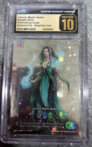 KRYPTIK TCG - Juturna Mystic Queen 2023 Cosmos Foil ebay Promo - CGC 10 PRISTINE - Picture 1 of 2