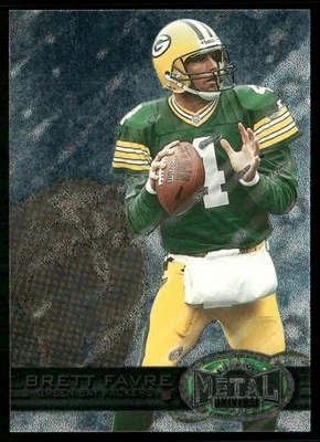 Metal Universe 1997 Brett Favre Green Bay Packers #156 *C* Foto 1 de 2