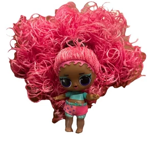 "Muñeca LoL Surprise Supa Fly Remix cabello abatible 3"" pelo largo rosa" - Imagen 1 de 3