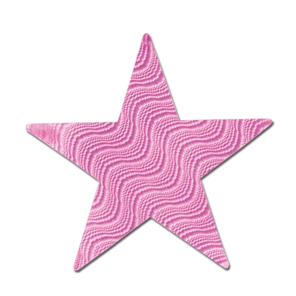 Estrella de lámina en relieve rosa Beistle - Princesa | Suministro de fiesta | Decoración | Favor Foto 1 de 1