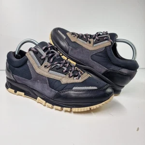 Zapatillas deportivas de diseñador Lanvin para hombre gris negro cuero gamuza Reino Unido 7 UE 41 - Imagen 1 de 21