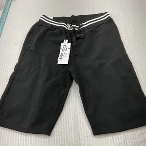 True Rock pantaloncino uomo nero maglia coulisse vita taglia S - Foto 1 di 7