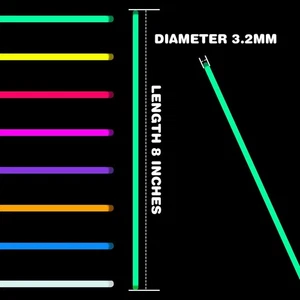 1000 PCS Ultra Bright Glow Sticks, 8 Inch Glow Sticks Bulk Party Pack, Light up  - Picture 1 of 24