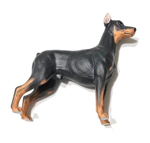 Doberman Pinscher Dog Figurine Ceramic Vtg Male Standing Approx 6.5 X 7 Inches - Picture 1 of 15