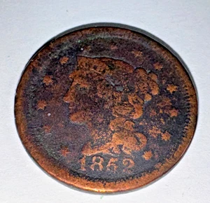 Großer US PENNY Original von 1852 - Bild 1 von 4
