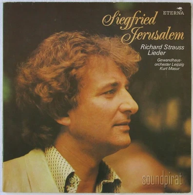 SIEGFRIED JERUSALEM & MASUR RICHARD STRAUSS LIEDER ETERNA ED.1 STEREO 827784 NM - Image 1 of 3