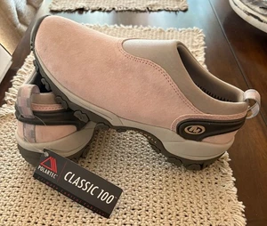 ZAPATO PARA CAMINAR MERRELL SATELLITE MOC ROSA GAMUZA PARA MUJER RENDIMIENTO SIN CORDONES ~ TALLA 8 - Imagen 1 de 8