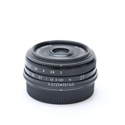 Voigtlander ULTRON 27mm F/2 Preto (para montagem Fujifilm X) -Quase em perfeito estado - #326 - Imagem 1 de 4