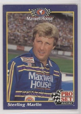 1992 Pro Set Maxwell House Racing Sterling Marlin #2 - Image 1 of 2