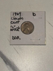 1964 D Lincoln Cent DDR L on rim - Picture 1 of 2