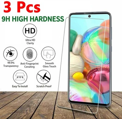 3 Pcs For Samsung Galaxy Note 10 20 S10 Lite Tempered Glass Screen Protector - Image 1 of 4
