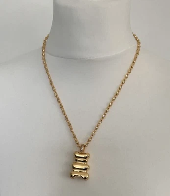 Collar APM Monaco XL Loulou Delicioso Oso. Chapado en oro de 18 quilates. Nunca usado. Unisex.  Foto 1 de 4