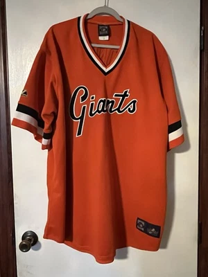 Majestic Cooperstown  Collection Barry Bonds Org Jersey Authentic Size 56  EXC ! - Image 1 of 4