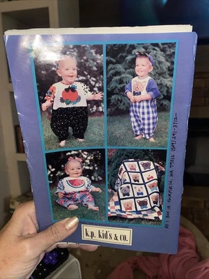 KP Kids Baby Romper Quilt Bear Applique Headband watermelon 6 12 18 24 Months - Image 1 of 3