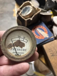 Manómetro de presión de aceite John Deere vintage años 30 - Imagen 1 de 4