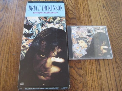 Bruce Dickinson Tattooed Millionaire Longbox and cd-Rare! Iron Maiden - Image 1 of 3