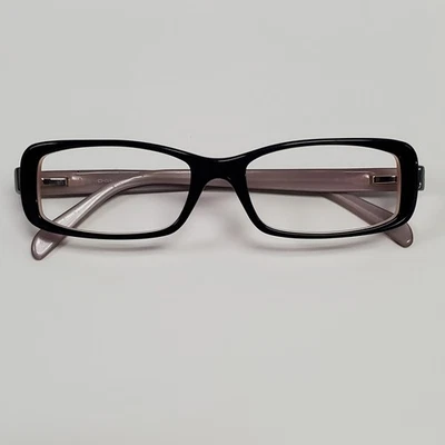 Armação de óculos Donna Karan DK1521 3103 51 16 135 feminina retangular preta Itália - Imagem 1 de 4