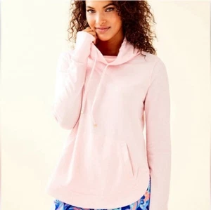 Suéter Pullover Lilly Pulitzer Fletcher Cuello Embudo en Rosa Paraíso Talla XS - Imagen 1 de 3