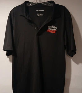 Camisa estilo polo negra bordada Jack Daniels and Coke talla M - Imagen 1 de 4