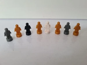 Lego 90398 / 53017 Minifigure Utensil Statuette Trophy Gold White Black Grey x8 - Picture 1 of 1
